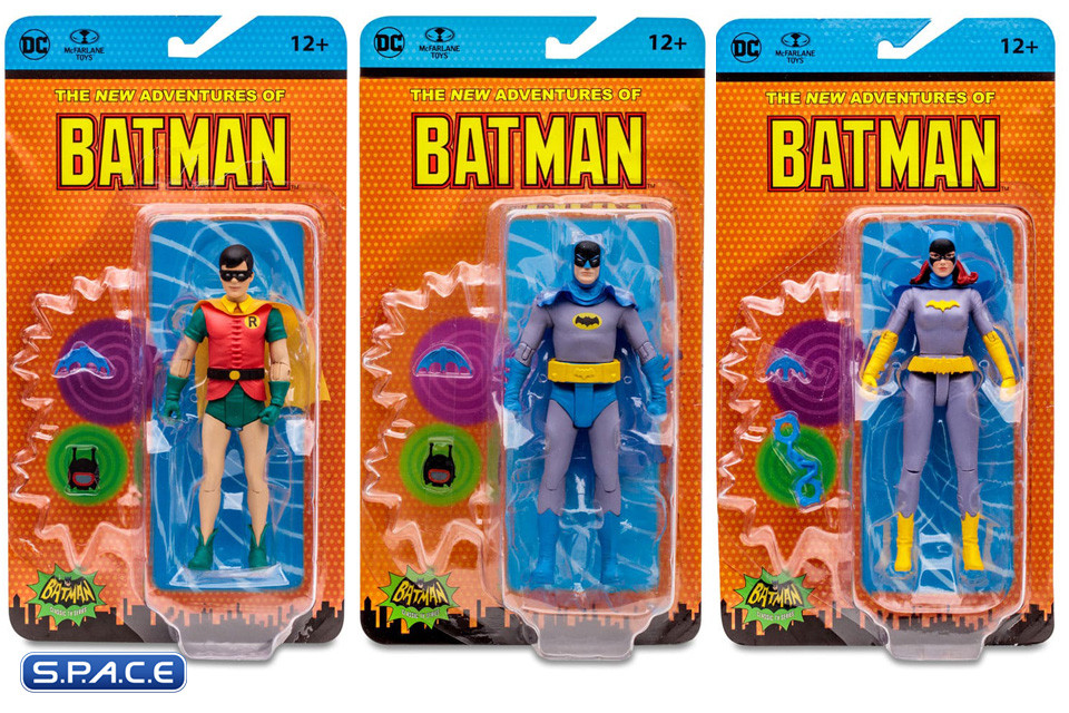 6er Komplettsatz: The New Adventures of Batman (DC Retro)