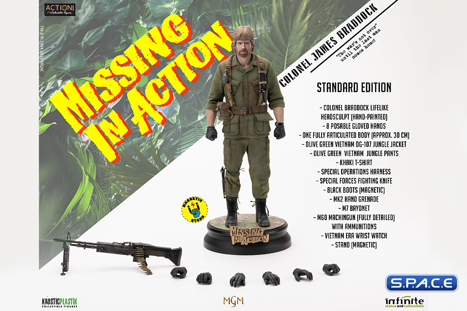 1/6 Scale Col. James Braddock (Missing in Action)