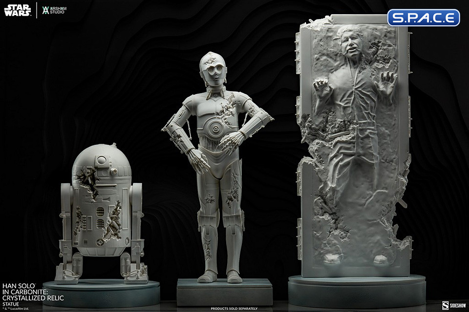 Han Solo in Carbonite Crystallized Relic Statue (Star Wars)