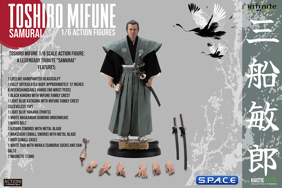 1/6 Scale Toshiro Mifune as Kuroda Samurai (Red Sun)