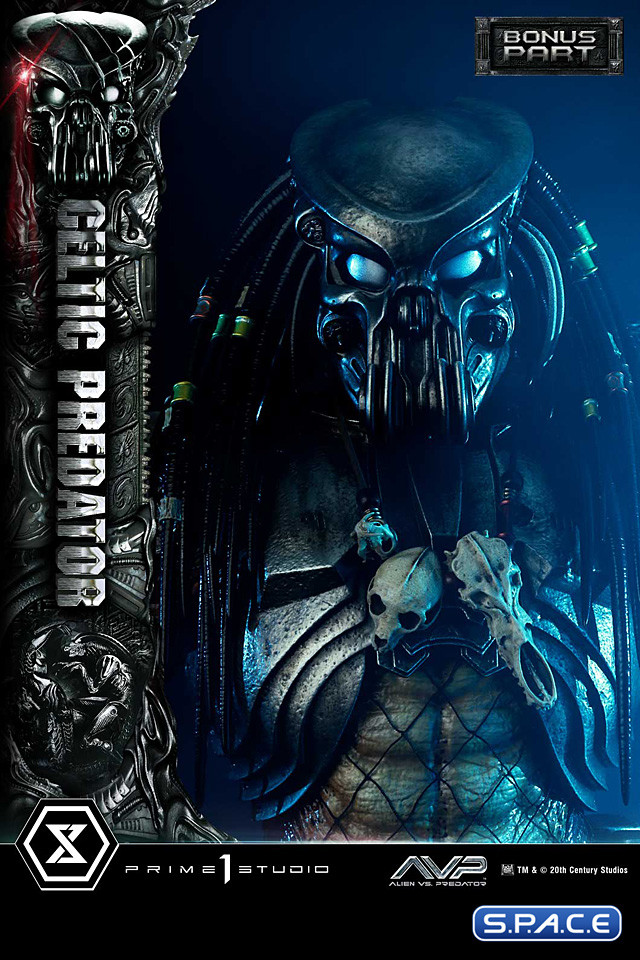 1/3 Scale Celtic Predator Museum Masterline Statue - Bonus Version (Alien vs. Predator)