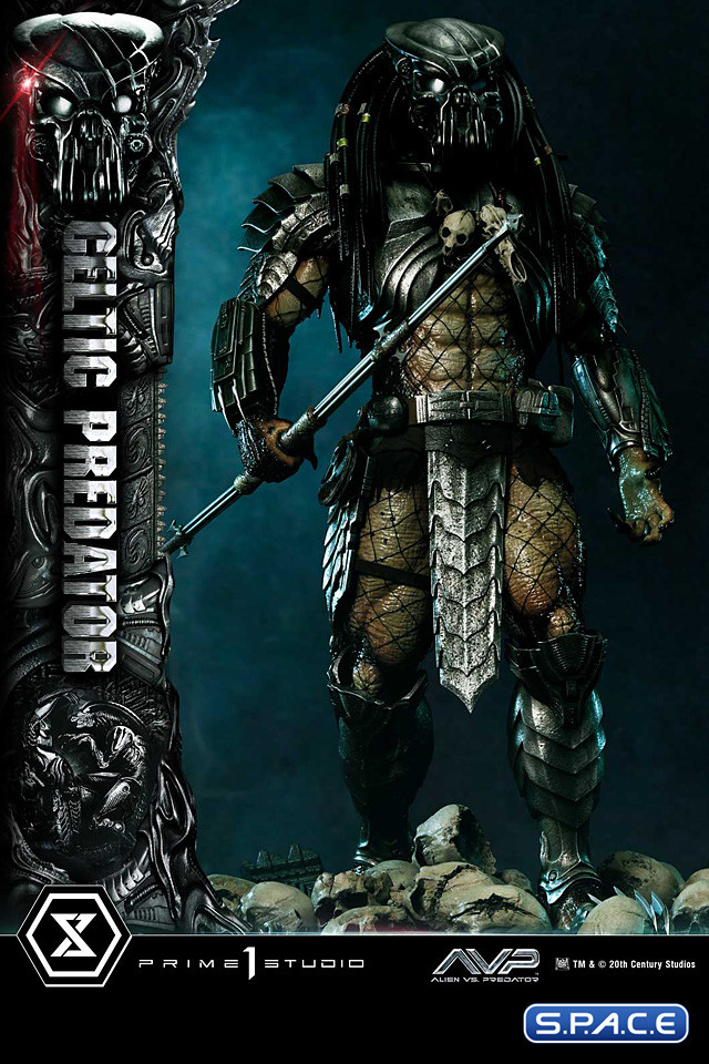 1/3 Scale Celtic Predator Museum Masterline Statue - Bonus Version (Alien vs. Predator)
