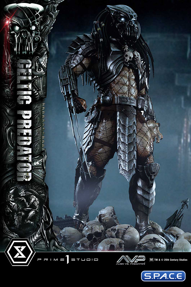 1/3 Scale Celtic Predator Museum Masterline Statue - Bonus Version (Alien vs. Predator)