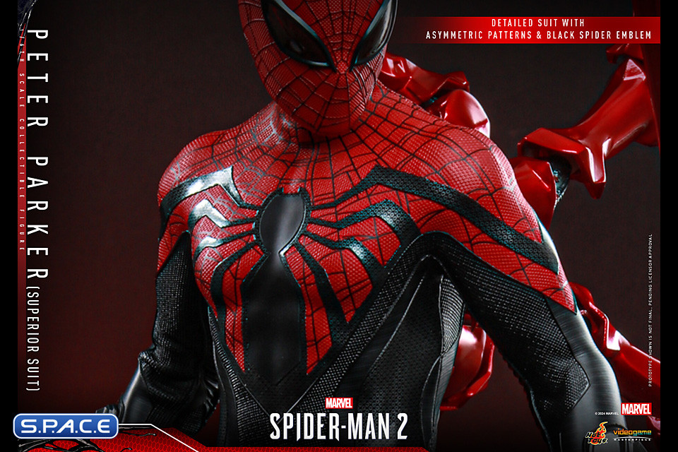 1/6 Scale Peter Parker Superior Suit Videogame Masterpiece VGM61 (Marvels Spider-Man 2)