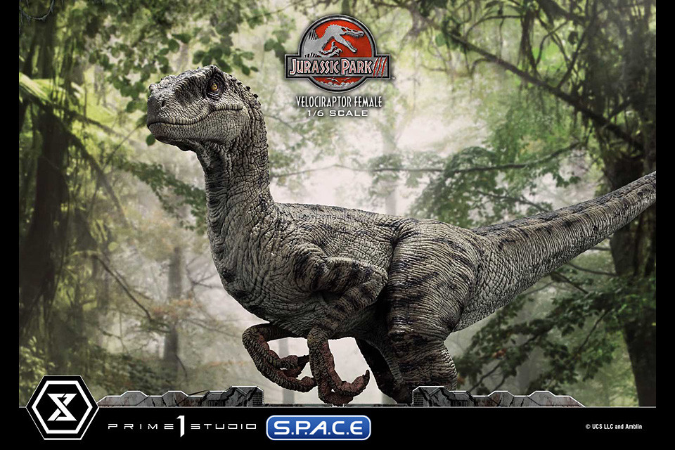 1/6 Scale Female Velociraptor Legacy Museum Collection Statue - Bonus Version (Jurassic Park III)