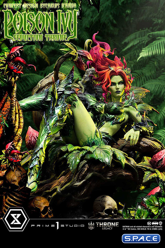 1/4 Scale Poison Ivy Seduction Throne Throne Legacy Statue (DC Comics)
