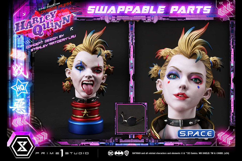 1/4 Scale Cyberpunk Harley Quinn Ultimate Premium Masterline Statue (DC Comics)