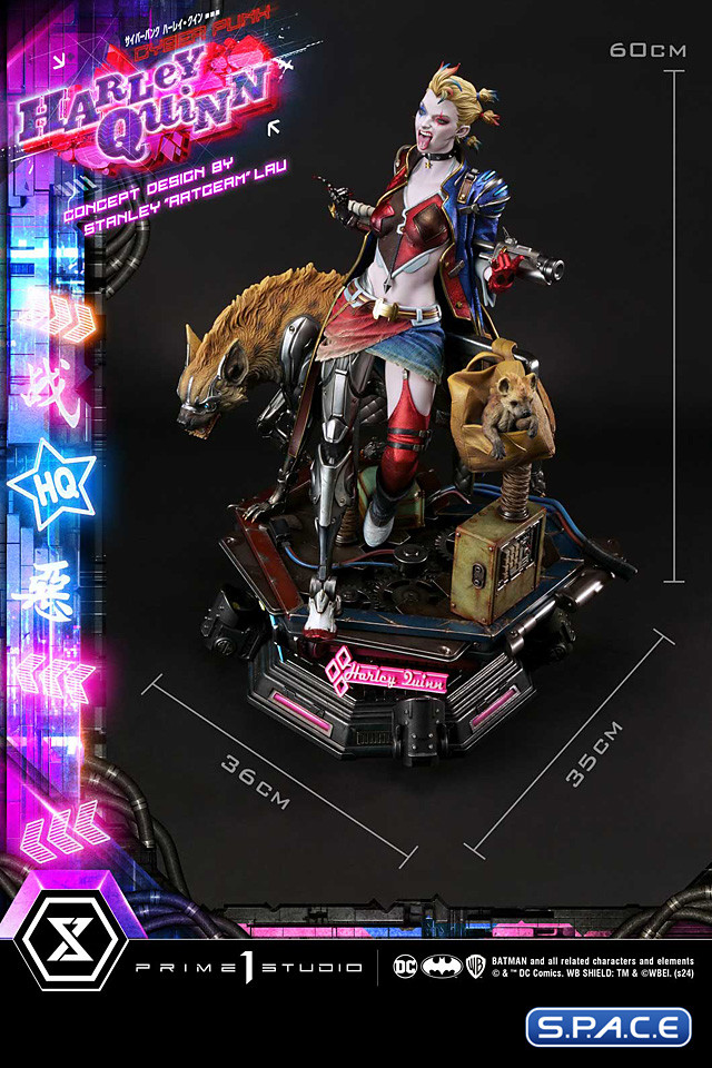 1/4 Scale Cyberpunk Harley Quinn Ultimate Premium Masterline Statue (DC Comics)