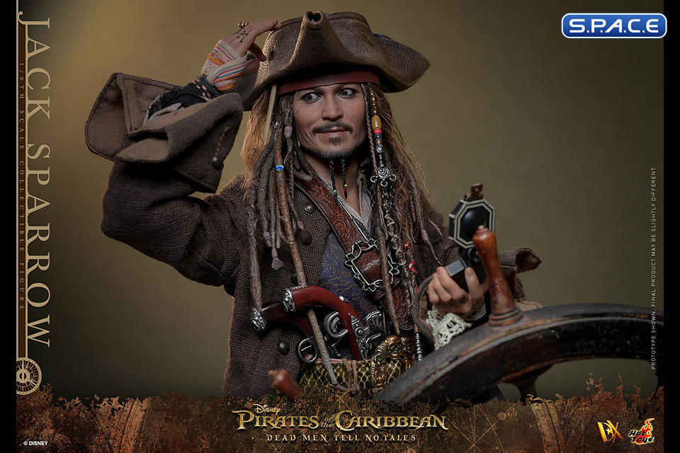 1/6 Scale Jack Sparrow DX37 (Pirates of the Caribbean - Dead Men Tell No Tales)