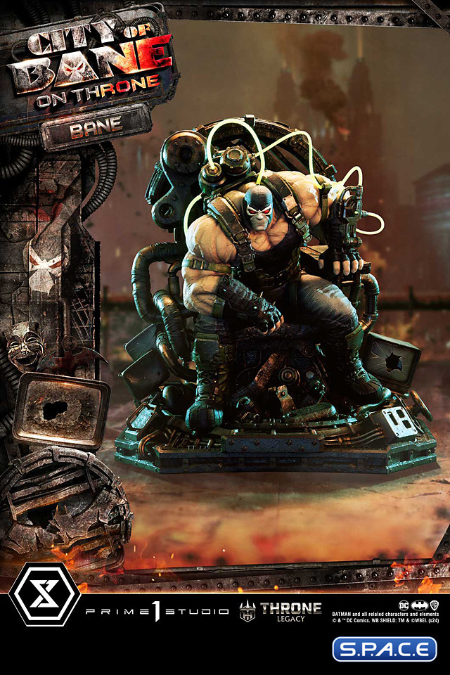 1/4 Scale Bane on Throne from Batman: City of Bane Throne Legacy Statue (DC Comics)