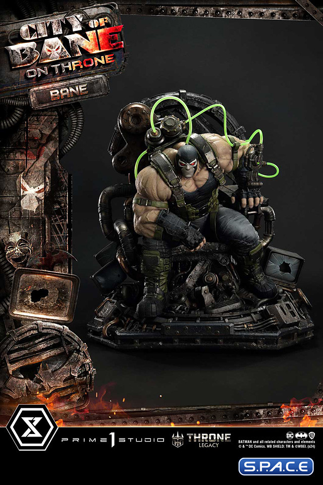 1/4 Scale Bane on Throne from Batman: City of Bane Throne Legacy Statue (DC Comics)