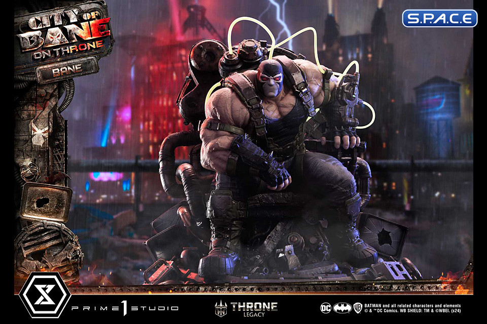 1/4 Scale Bane on Throne from Batman: City of Bane Throne Legacy Statue (DC Comics)