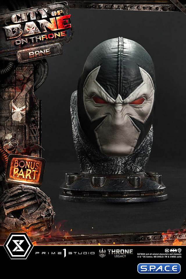 1/4 Scale Bane on Throne from Batman: City of Bane Deluxe Throne Legacy Statue - Bonus Version (DC Comics)