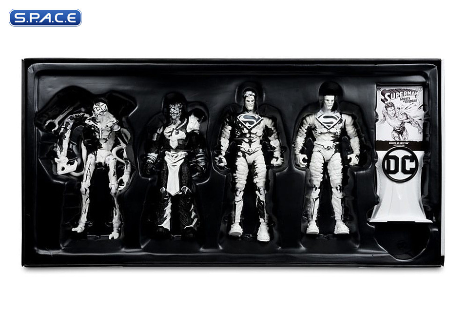 Ghosts of Krypton Page Punchers Gold Label Collection 4-Pack - Sketch Edition (DC Multiverse)