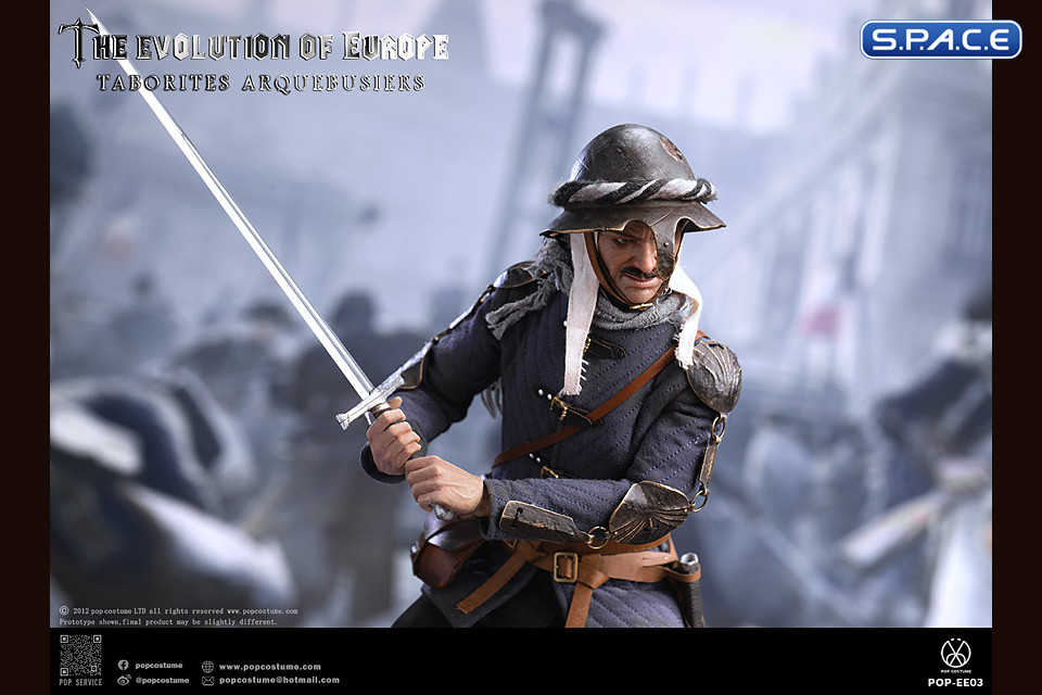 1/6 Scale Taborites Arquebusiers (The Evolution of Europe)