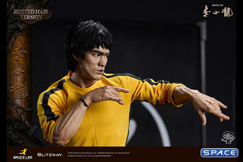 Bruce Lee �Tribute: 50th Anniversary� Superb Scale Statue - Rooted Hair Version (Bruce Lee)