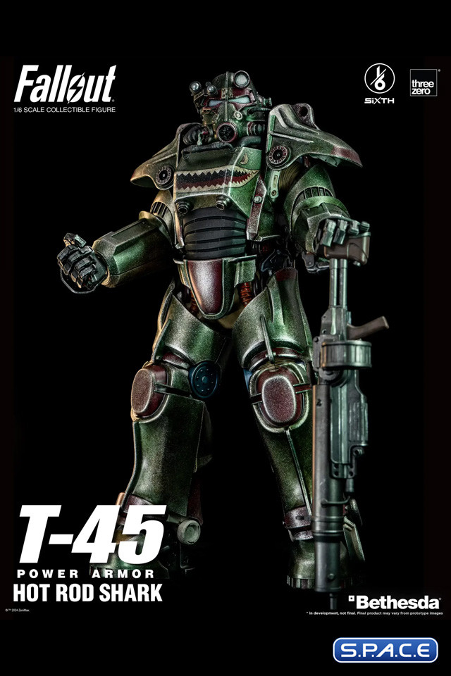 1/6 Scale T-45 Hot Rod Shark Power Armor (Fallout)