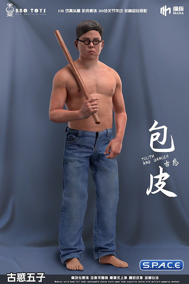 1/6 Scale seamless upper Body for Asian Gangster Version 5
