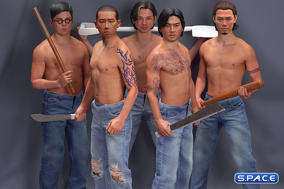 1/6 Scale seamless upper Body for Asian Gangster Version 5