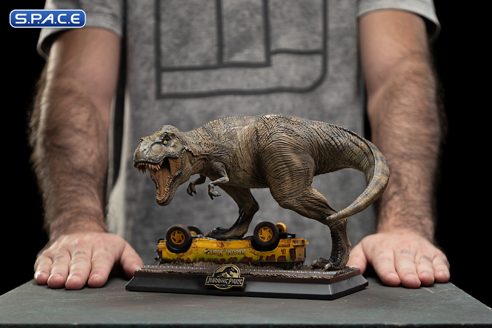 T-Rex Attack Jurassic Park Icons Mini-Statue (Jurassic Park)