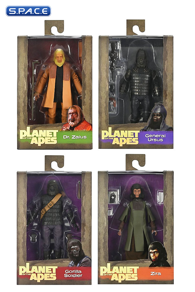 4er Komplettsatz: Planet of the Apes Legacy Serie 1 (Planet of the Apes)