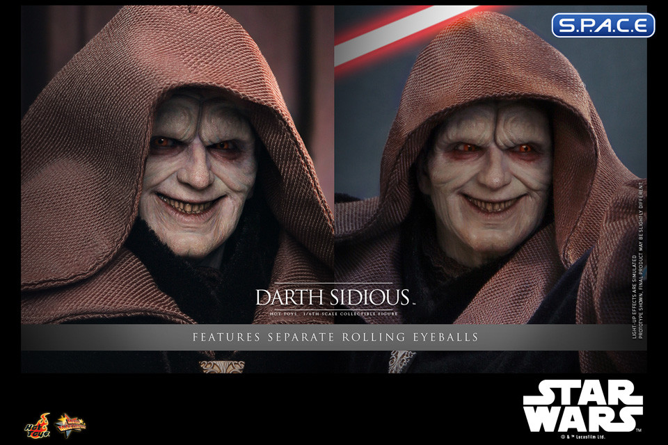 1/6 Scale Darth Sidious Movie Masterpiece MMS745 (Star Wars)