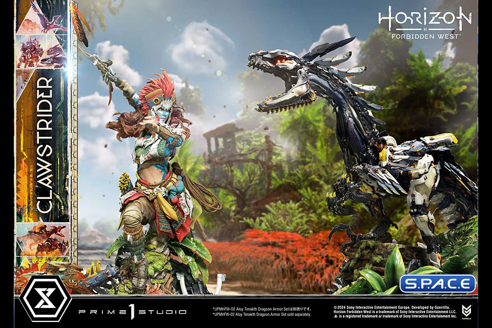1/4 Scale Clawstrider Ultimate Premium Masterline Statue - Bonus Version (Horizon Forbidden West)
