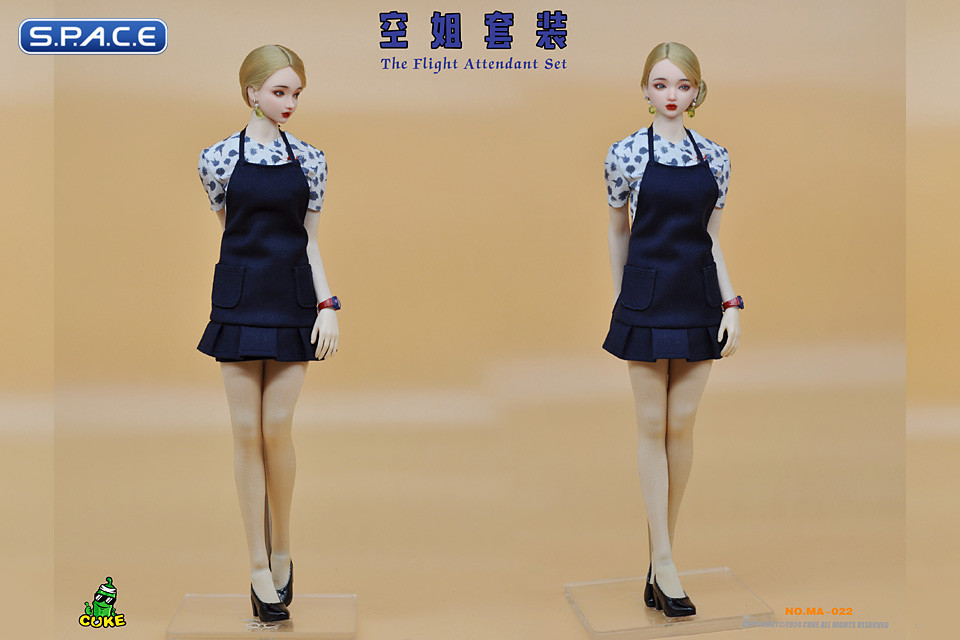 1/6 Scale Flight Attendant Clothing Set