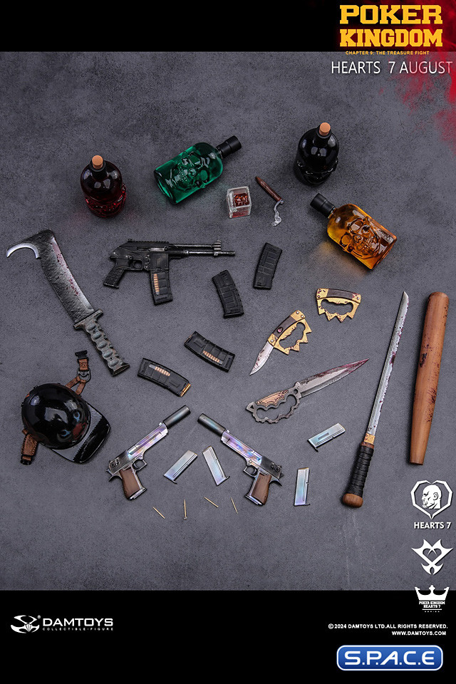 1/6 Scale August Hearts 7 - Deluxe Version (Poker Kingdom)