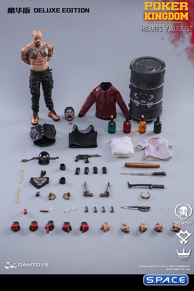 1/6 Scale August Hearts 7 - Deluxe Version (Poker Kingdom)