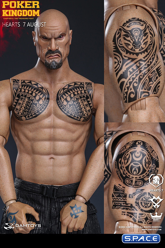 1/6 Scale August Hearts 7 - Deluxe Version (Poker Kingdom)