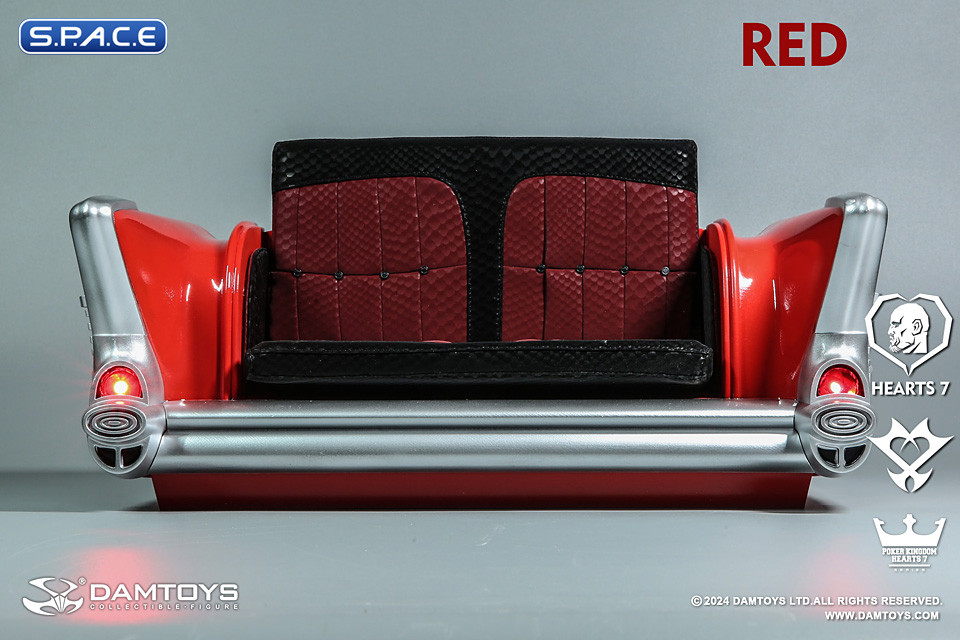 1/6 Scale Car Sofa - red Version (Poker Kingdom)