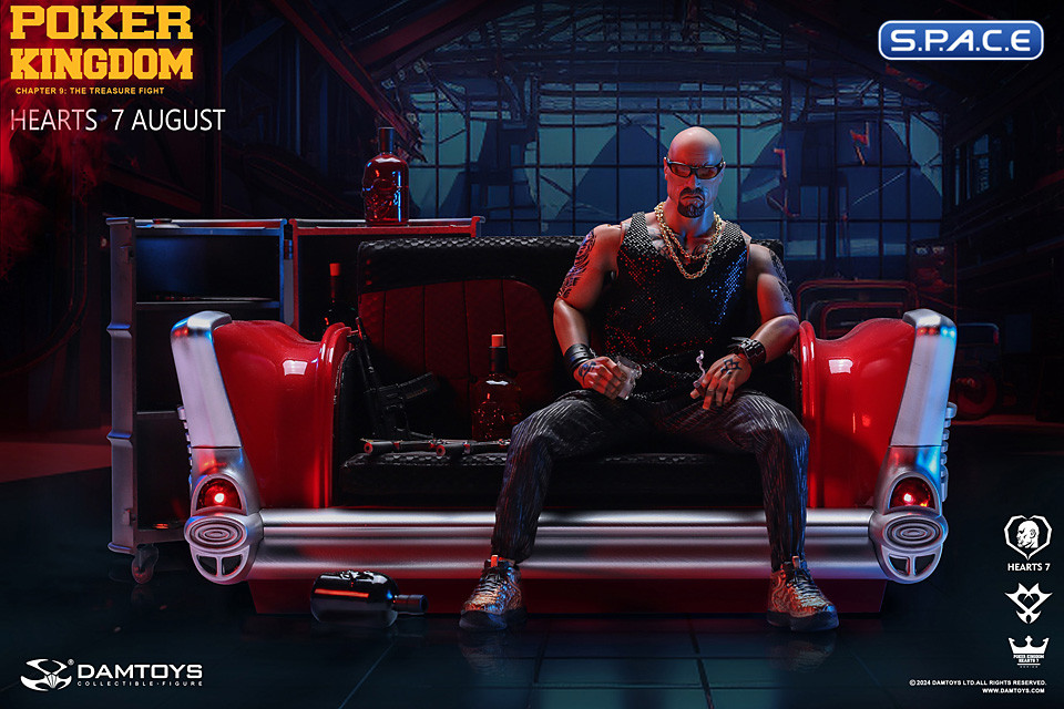 1/6 Scale Car Sofa - red Version (Poker Kingdom)