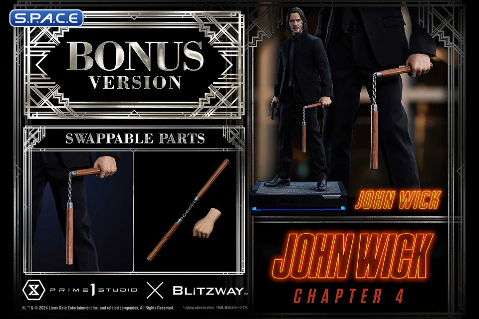 1/4 Scale John Wick Deluxe Premium Masterline Statue - Bonus Version (John Wick: Chapter 4)