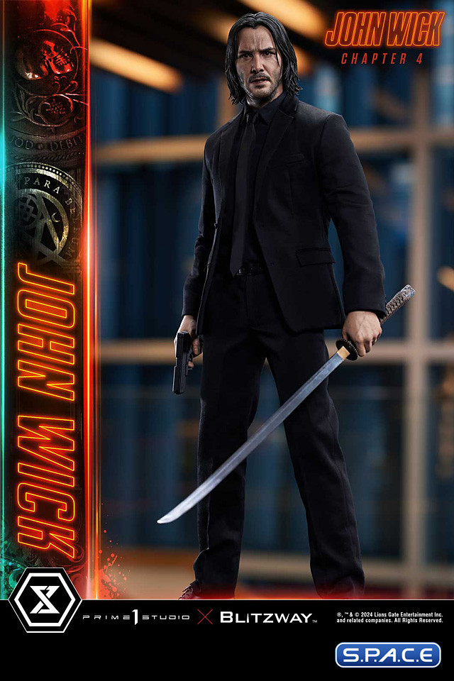 1/4 Scale John Wick Deluxe Premium Masterline Statue - Bonus Version (John Wick: Chapter 4)