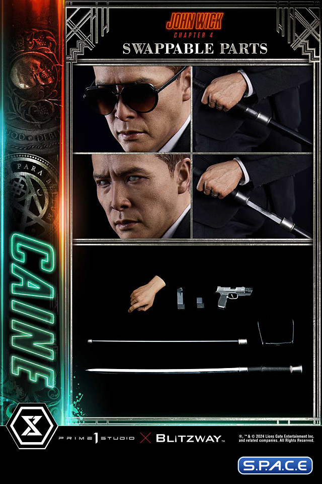 1/4 Scale Caine Deluxe Premium Masterline Statue - Bonus Version (John Wick: Chapter 4)