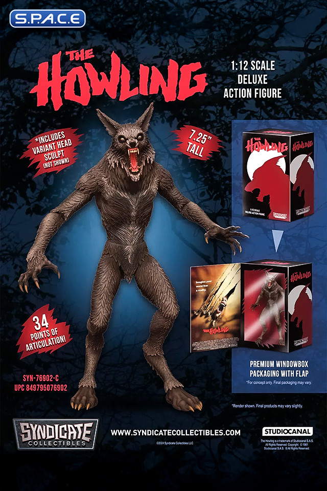 1/12 Scale Werewolf (The Howling)