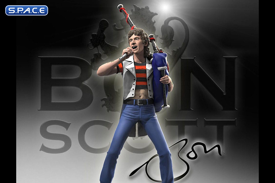 Bon Scott Rock Iconz Statue - Version 2 (AC/DC)