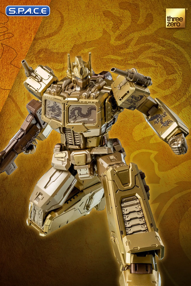 Optimus Prime MDLX Collectible Figure - Year of the Dragon Version (Transformers)