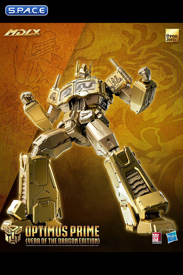 Optimus Prime MDLX Collectible Figure - Year of the Dragon Version (Transformers)