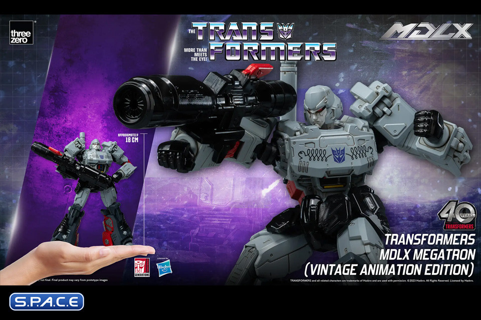 Megatron MDLX Collectible Figure - Vintage Animation Version (Transformers)