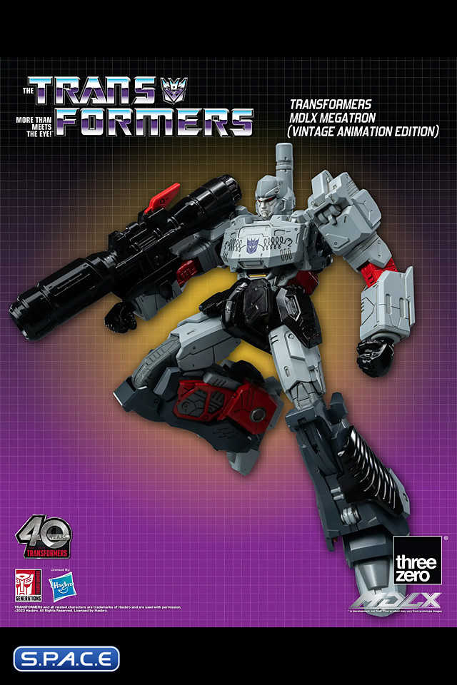 Megatron MDLX Collectible Figure - Vintage Animation Version (Transformers)