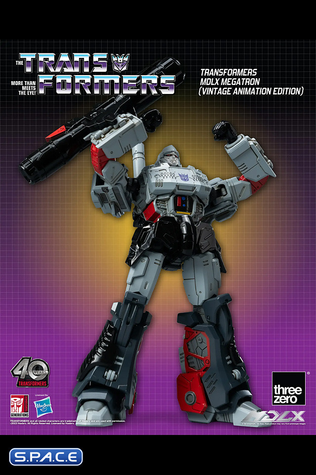 Megatron MDLX Collectible Figure - Vintage Animation Version (Transformers)