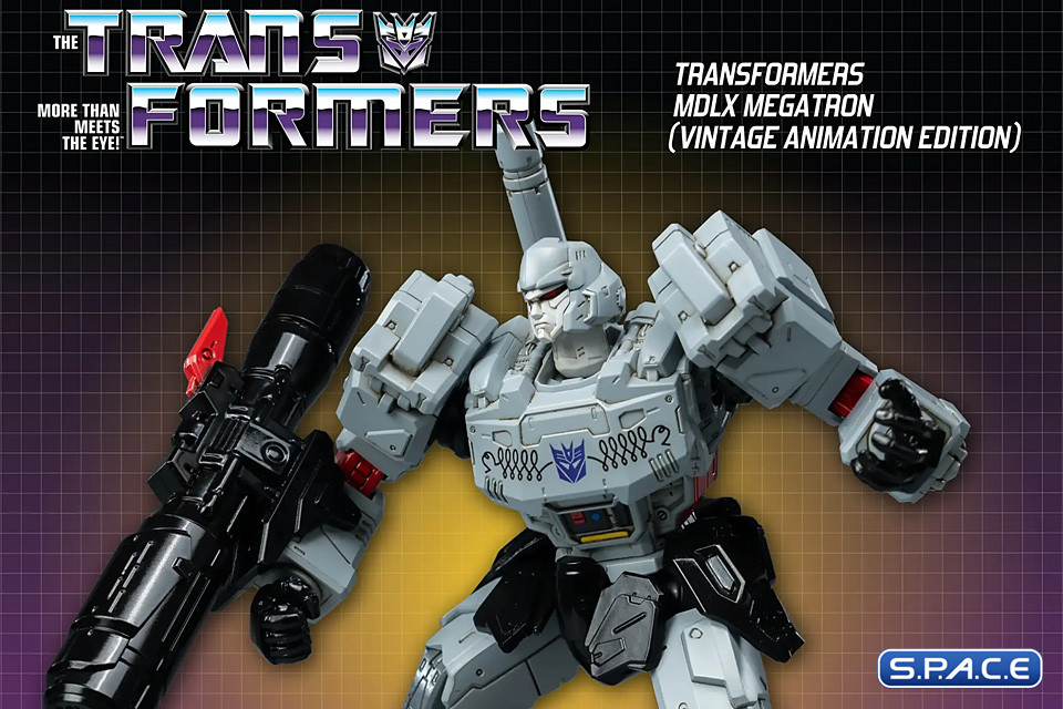 Megatron MDLX Collectible Figure - Vintage Animation Version (Transformers)