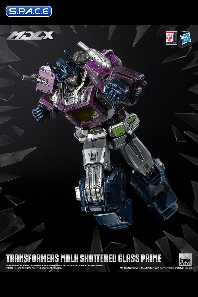 Optimus Prime MDLX Collectible Figure - Shattered Glass Version (Transformers)
