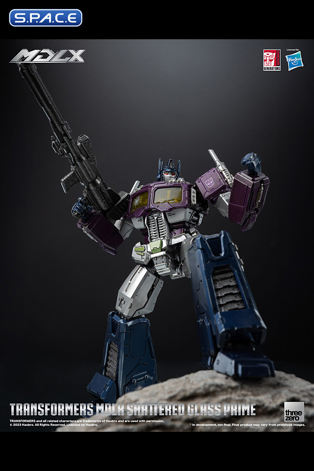 Optimus Prime MDLX Collectible Figure - Shattered Glass Version (Transformers)