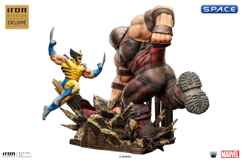 1/10 Scale Wolverine vs. Juggernaut BDS Art Scale Statue (Marvel)