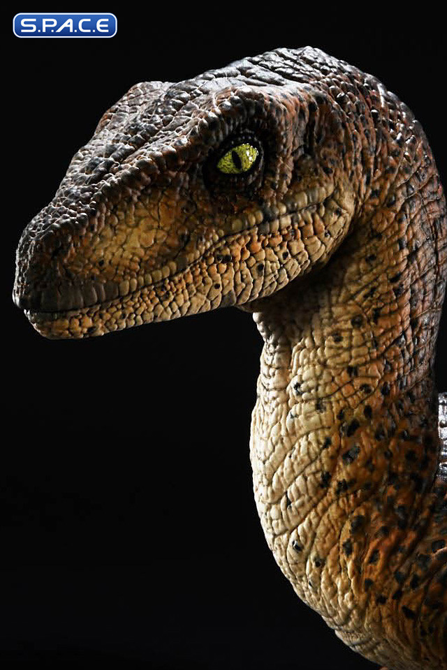 1/10 Scale Velociraptor Prime Collectible Figures Statue - closed Mouth Version (Jurassic Park)