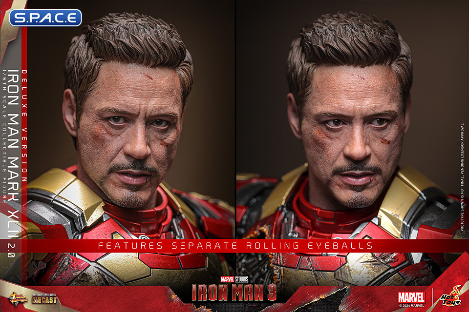 1/6 Scale Iron Man Mark XLII 2.0 Deluxe Version Movie Masterpiece MMS759D66 (Iron Man 3)