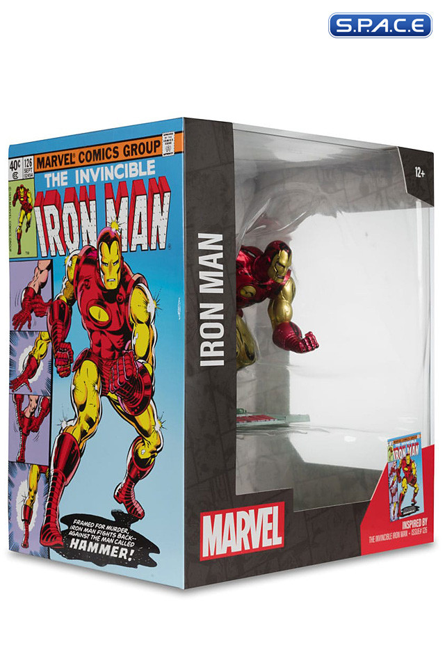 1/10 Scale Iron Man from The Invincible Iron Man 126 PVC Statue (Marvel)